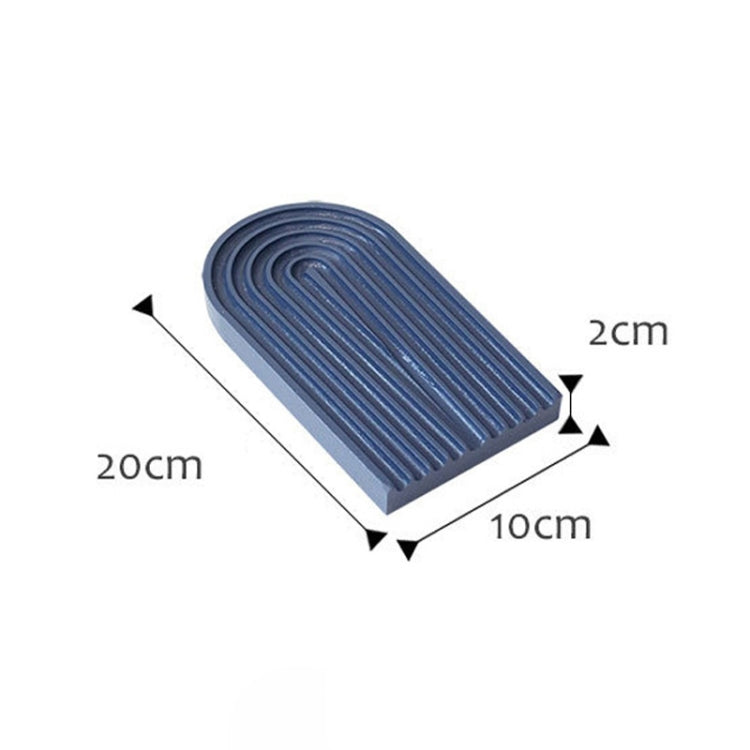 Water Ripple Cutting Board Afternoon Tea Snack Plate Photo Props Small (Green Lotus Color) by bashfashion