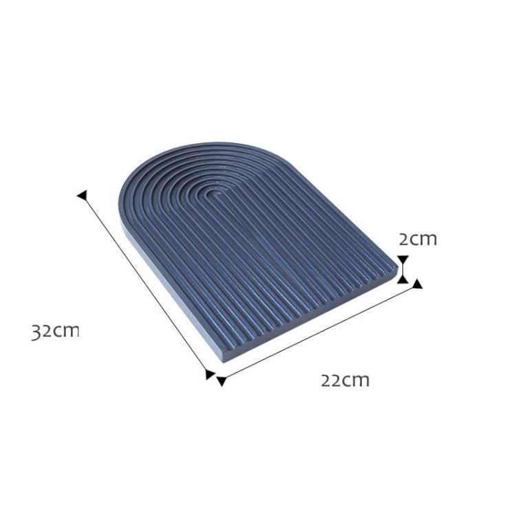 Water Ripple Cutting Board Afternoon Tea Snack Plate Photo Props Large (Green Lotus Color) by bashfashion