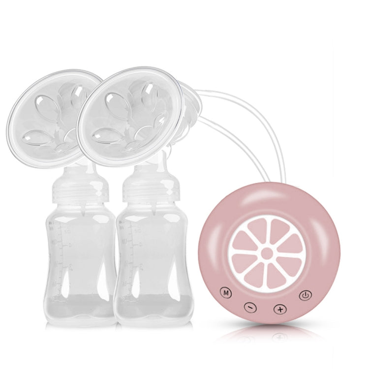 Large Suction Smart Electric Bilateral Breast Pump 12-Speed Silent Breast Pump(Pink) by bashfashion