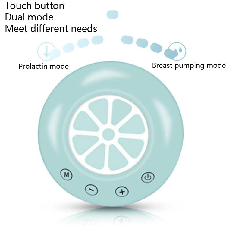 Large Suction Smart Electric Bilateral Breast Pump 12-Speed Silent Breast Pump(Blue) by bashfashion