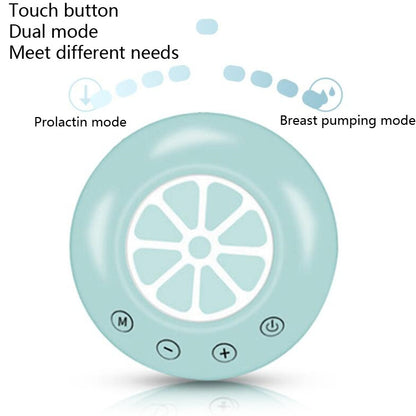 Large Suction Smart Electric Bilateral Breast Pump 12-Speed Silent Breast Pump(Blue) by bashfashion