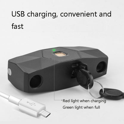 Smart Bluetooth Fingerprint U-Shaped Glass Door Lock Anti-Shear Anti-Theft Lock Extended Outdoor Waterproof U-Shaped Lock, Specification: U2 (Key Password + APP + Key) by bashfashion