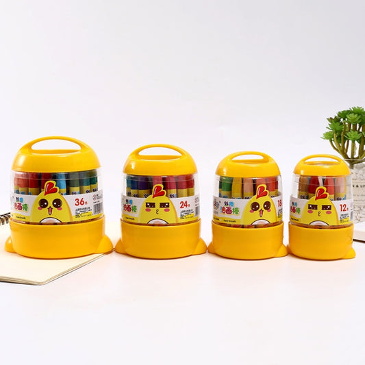 Barrel Oil Pastel Colors Children Drawing Set Washable Crayons 36 Colors by bashfashion