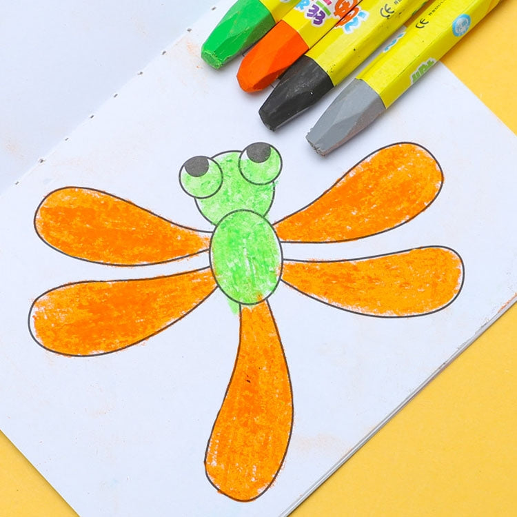 Barrel Oil Pastel Colors Children Drawing Set Washable Crayons 36 Colors by bashfashion