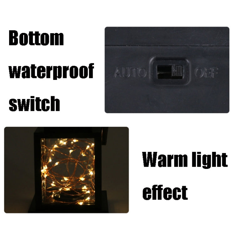 Solar Copper Wire Candle Light Outdoor Garden Waterproof Landscape Decorative Lawn Light by bashfashion