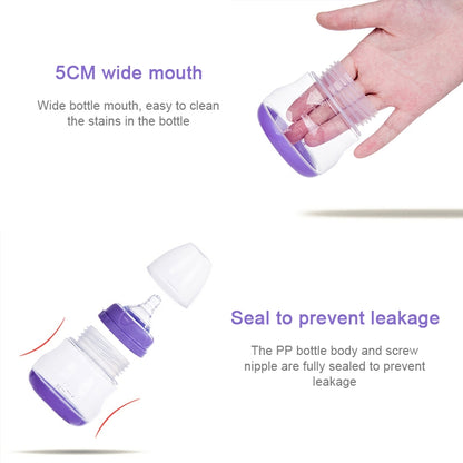 Painless Strength Adjustable Manual Massage Breast Pump(Purple) by bashfashion