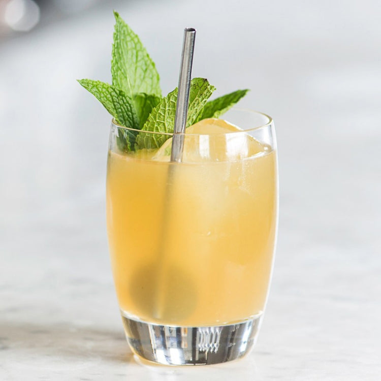 10 in 1 Stainless Steel Shaker Bamboo Stand Set Oblique Mouth Bar Cocktail Bartending Tool, Specification: 350ml by bashfashion