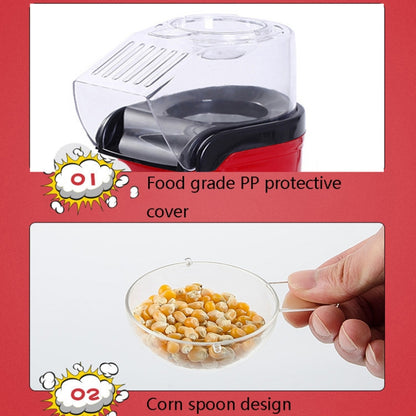 Household Electric Popcorn Machine Blow Mini Popcorn Bagging Machine, Product specifications: US Plug 110V by bashfashion