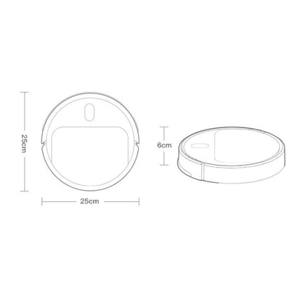 Jallen Gabor IS25 Household Charging Toy Automatic Sweeping Robot Smart Vacuum Cleaner, Product specifications: 25X25X6cm by bashfashion