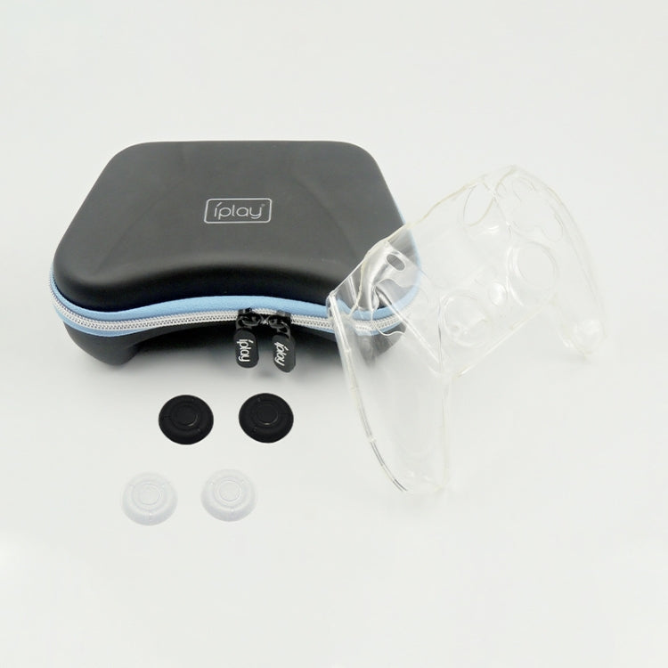 iPlay HBP-283 Gamepad Protective Shell Storage Bag For PS5(Handbag + PC Transparent Cover) by iplay