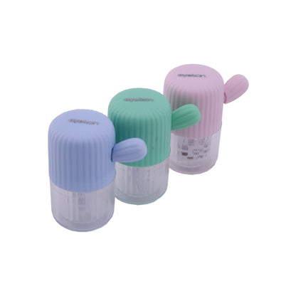 Eyekan HL-830 Manually Hand Pull Rotation Contact Lens Cleaner Washer Cleaning Lenses Case Tool(Pink) by bashfashion