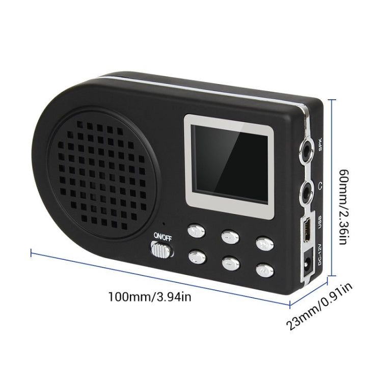 Outdoor Electronic Bird Caller Player MP3 With Wireless Remote Control(EU Plug) by bashfashion