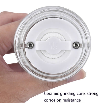 Acrylic Transparent Pepper Grinder Manual Pepper Grinder Ceramic Core Multi-Purpose Seasoning Bottle, Specification: 4 Inch by bashfashion