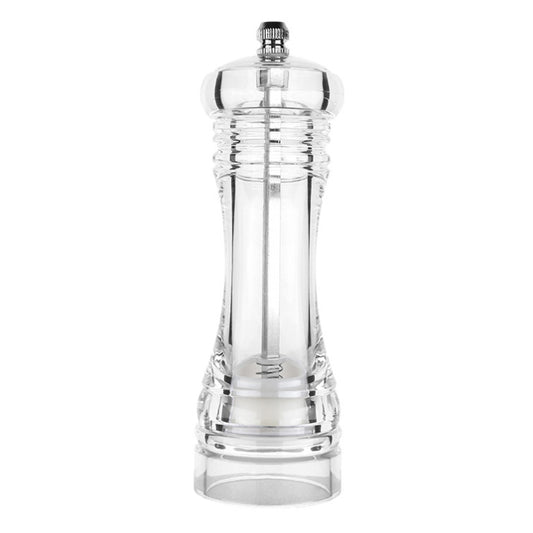 Acrylic Transparent Pepper Grinder Manual Pepper Grinder Ceramic Core Multi-Purpose Seasoning Bottle, Specification: 6 Inch by bashfashion