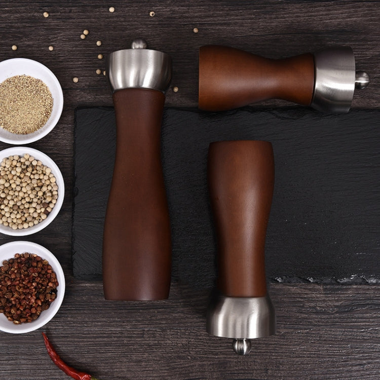 Beech 304 Stainless Steel Manual Pepper Grinder Ceramic Core Pepper Grinder, Specification: 8 Inch (Color Box) by bashfashion