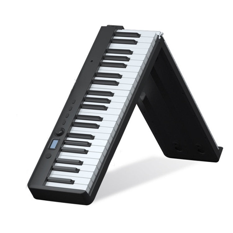 Wersi 88-Key Foldable Portable Electronic Piano Keyboard For Beginners Practice Piano, USB(Black) by bashfashion