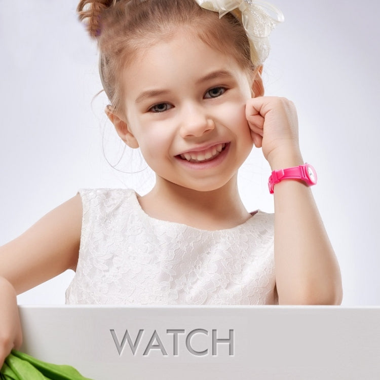 SKMEI 1401 Children Waterproof Watch Student Sports Watch(Rose Red) by SKMEI