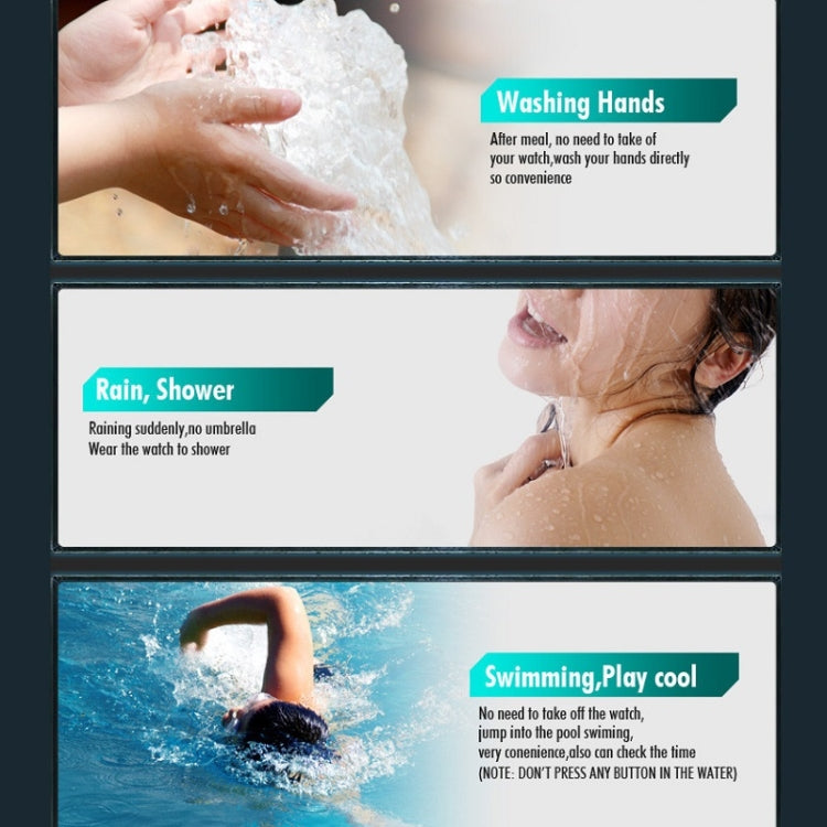 SKMEI 1068 Men Waterproof Outdoor Sports Digital Watch Student Fashion Watch(Black) by SKMEI