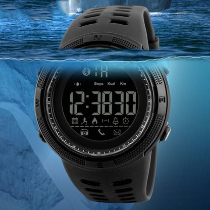 SKMEI 1250 Men Outdoor Waterproof Sports Digital Watch Multi-Function Watch(Black) by SKMEI