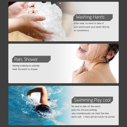 SKMEI 1250 Men Outdoor Waterproof Sports Digital Watch Multi-Function Watch(Coffee/Gold) by SKMEI