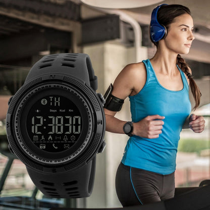 SKMEI 1250 Men Outdoor Waterproof Sports Digital Watch Multi-Function Watch(Black) by SKMEI