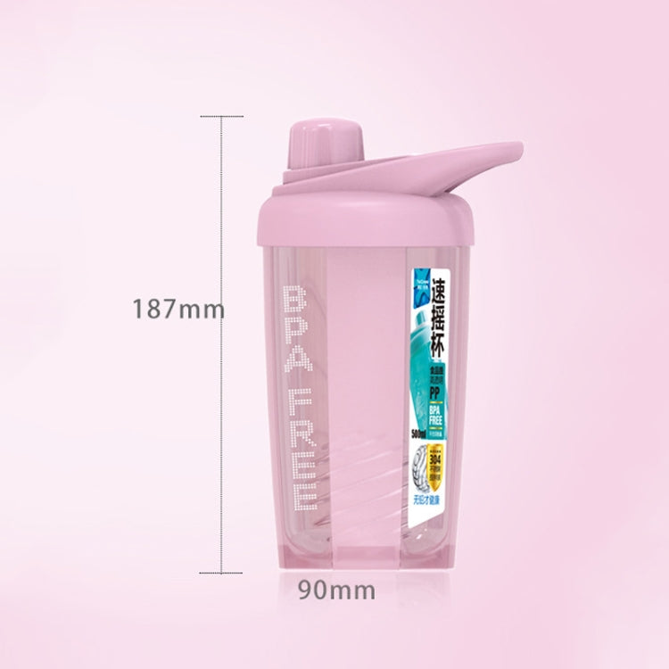TC-1801 Milkshake Cup Plastic Fitness Sports Water Cup Shaking Cup, Colour: Pink by bashfashion