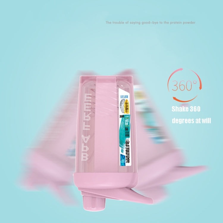 TC-1801 Milkshake Cup Plastic Fitness Sports Water Cup Shaking Cup, Colour: Pink by bashfashion