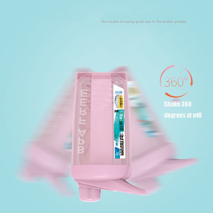 TC-1801 Milkshake Cup Plastic Fitness Sports Water Cup Shaking Cup, Colour: Pink by bashfashion