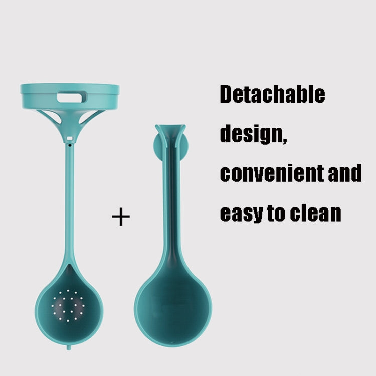 Cartoon Cat Pattern Tea Water Separation Plastic Cup With Spoon(Black) by bashfashion