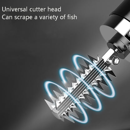 Electric Fish Scale Scraper Household Automatic Wireless Scraping Tool CN Plug Red Double Battery+Cutter Head by bashfashion