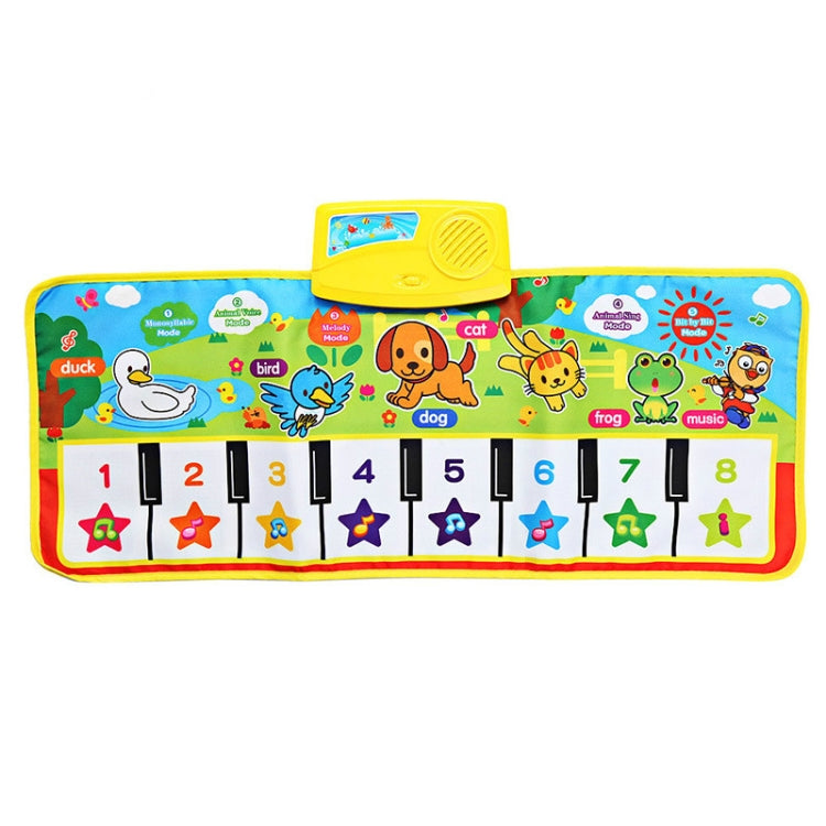 Piano Musical Touch Carpet Children Early Education Music Keyboard Playmat by bashfashion