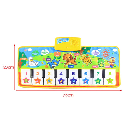 Piano Musical Touch Carpet Children Early Education Music Keyboard Playmat by bashfashion