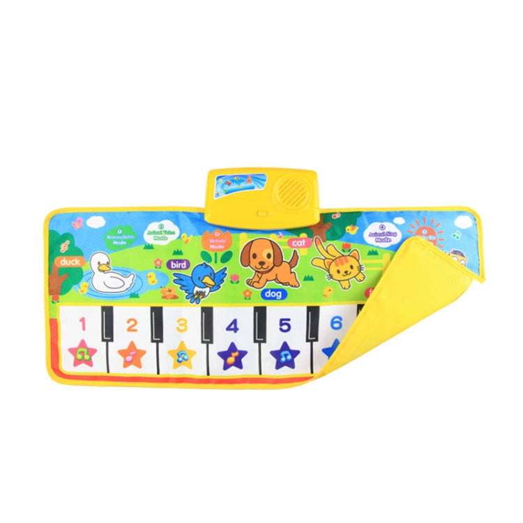 Piano Musical Touch Carpet Children Early Education Music Keyboard Playmat by bashfashion