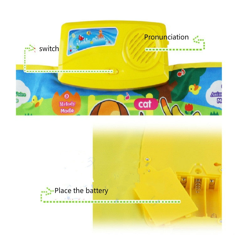 Piano Musical Touch Carpet Children Early Education Music Keyboard Playmat by bashfashion