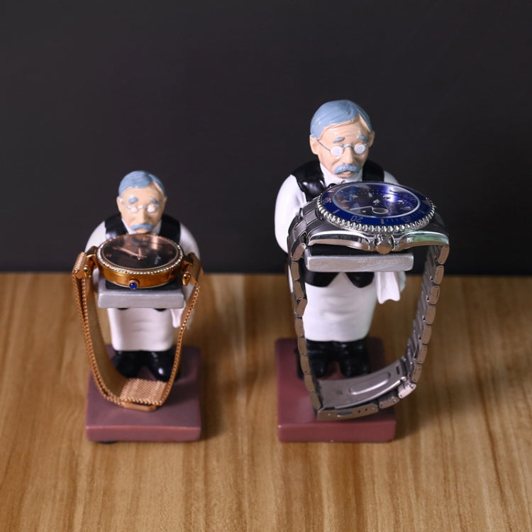 Watch Shelf Support Decorative Ornaments Watch Storage Box Display Stand, Item No.: Large Astronaut + Black Cover by bashfashion