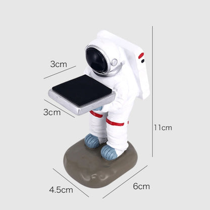 Watch Shelf Support Decorative Ornaments Watch Storage Box Display Stand, Item No.: Small Astronaut + White Cover by bashfashion