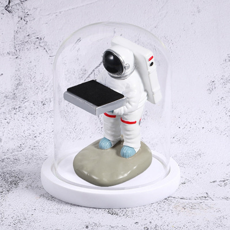 Watch Shelf Support Decorative Ornaments Watch Storage Box Display Stand, Item No.: Large Astronaut + White Cover by bashfashion