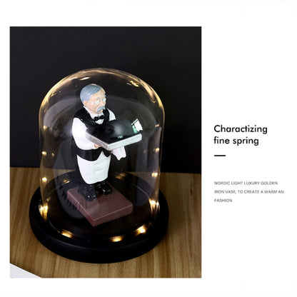 Watch Shelf Support Decorative Ornaments Watch Storage Box Display Stand, Item No.: Large Astronaut + White Cover by bashfashion