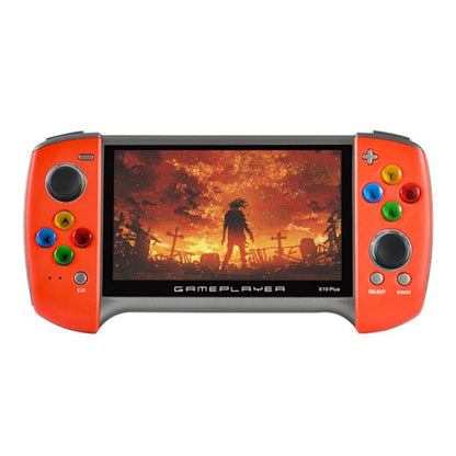 X19 Plus 5.1 inch Screen Handheld Game Console 8G Memory Support TF Card Expansion & AV Output(Red) by bashfashion