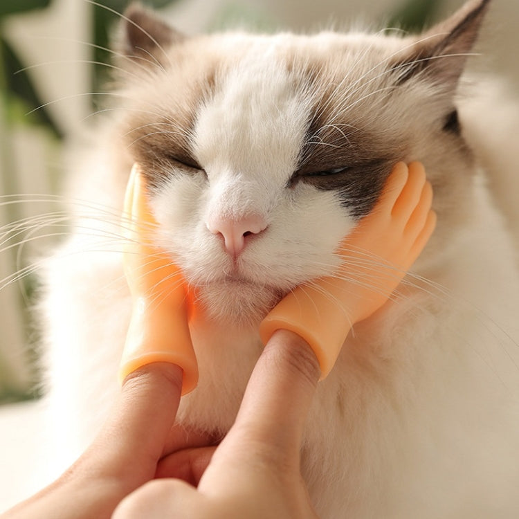 Pet Massage Finger Cots and Cat Gloves by bashfashion