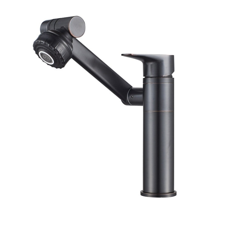 Universal Swivel Faucet Bathroom Hot & Cold Dual-Out Mode Faucet, Specification: Short HT-99528 by bashfashion