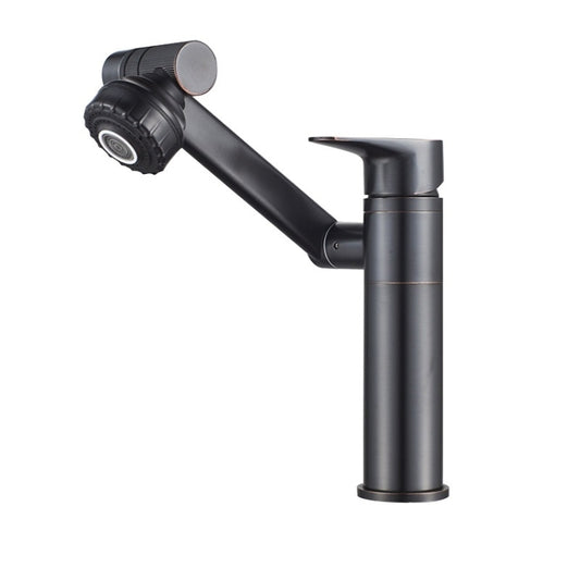 Universal Swivel Faucet Bathroom Hot & Cold Dual-Out Mode Faucet, Specification: Short HT-99528 by bashfashion