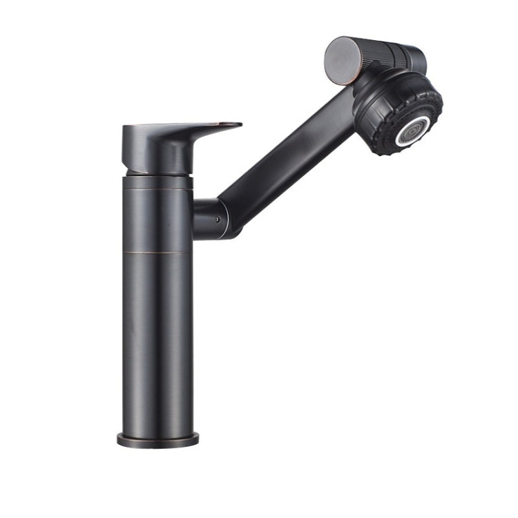Universal Swivel Faucet Bathroom Hot & Cold Dual-Out Mode Faucet, Specification: Short HT-99528 by bashfashion
