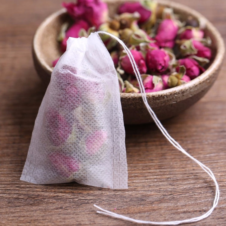 100 PCS Teabags Scented Tea Bags with Seal Filter Paper, Size: 5.5 x 7cm by bashfashion