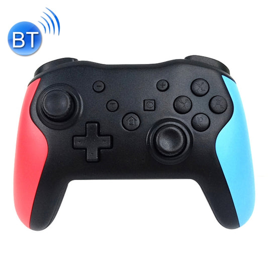 NS009 6-Axis Vibration Burst Wireless Bluetooth Gamepad For Switch Pro(Black Blue Red) by bashfashion