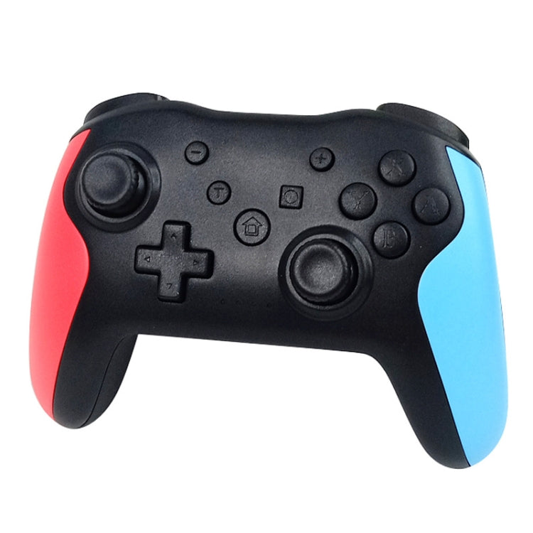 NS009 6-Axis Vibration Burst Wireless Bluetooth Gamepad For Switch Pro(Black Blue Red) by bashfashion