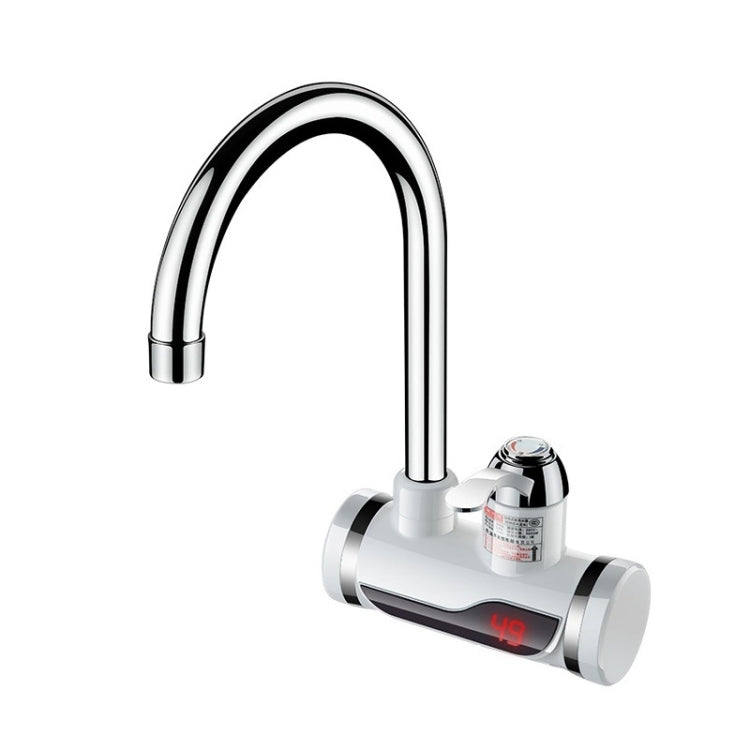 Kitchen Instant Electric Hot Water Faucet Hot & Cold Water Heater CN Plug Specification: Digital Display Side Water Inlet by bashfashion
