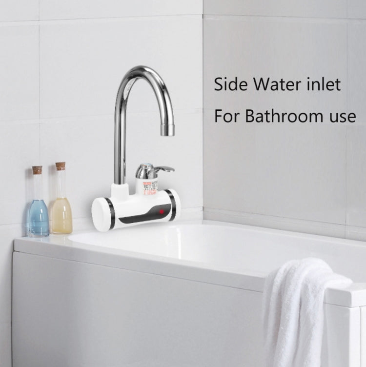 Kitchen Instant Electric Hot Water Faucet Hot & Cold Water Heater CN Plug Specification: Digital Display Side Water Inlet by bashfashion