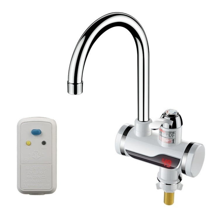 Kitchen Instant Electric Hot Water Faucet Hot & Cold Water Heater CN Plug Specification: Digital Leakage Protection Lower Water Inlet by bashfashion