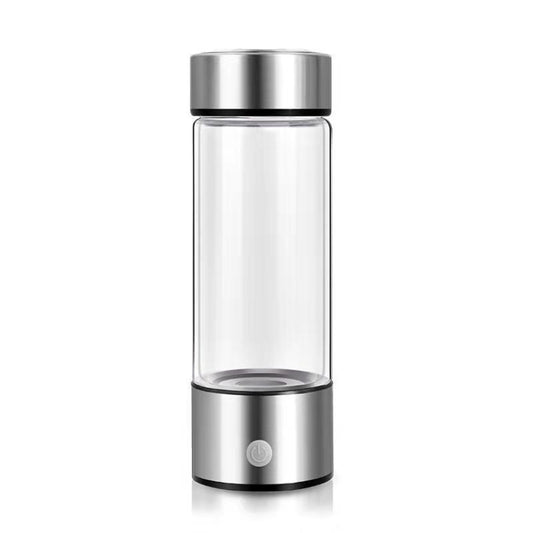 Portable Electrolyzed Water Cups Hydrogen-Rich Water Cups, Capacity: 420ml(Silver) by bashfashion